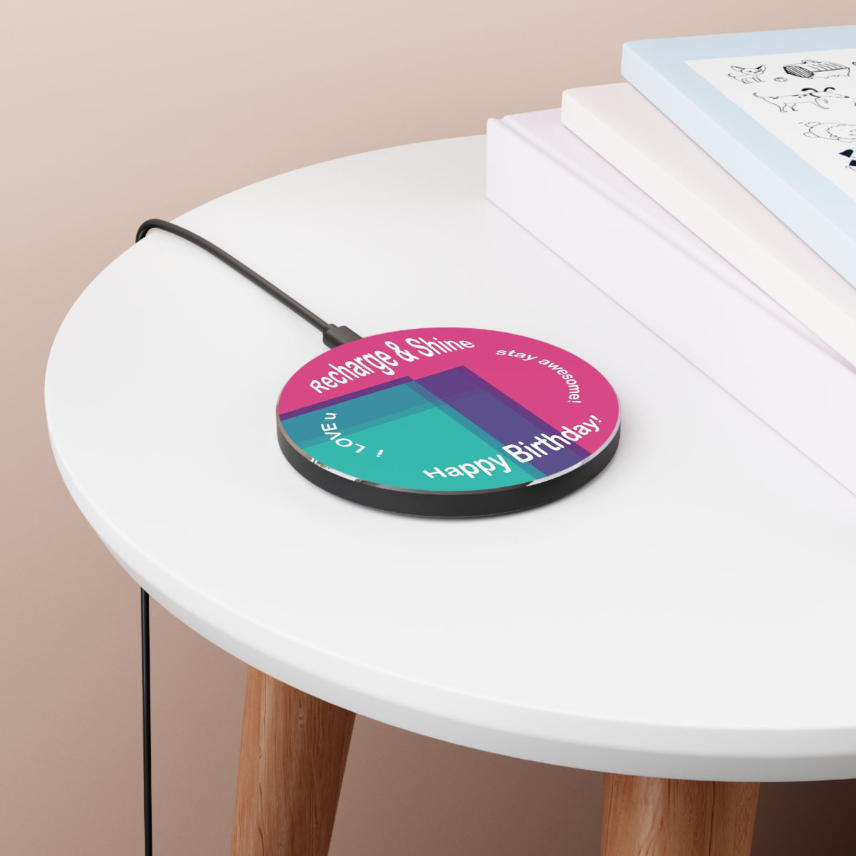 Customizable Wireless charger, quality aluminum casing