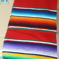 camino de mesa Mexicano  artisan  cinco de mayo caminos de mesa  cinco de mayo table runner  red serape  red serape table runner