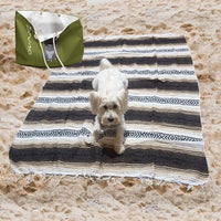 Baja blanket, Mexican, yoga, woven, artisan, beach, concert, festival, surfer