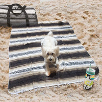 Baja blanket, Mexican, yoga, woven, artisan, beach, concert, festival, surfer