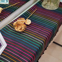 Mexican fabric, by the yard, black, striped, cambaya, reboseo, fiesta, cinco de mayo, table runner, black Mexican fabric