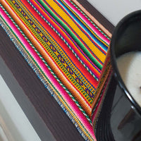 altar, table runner, aguayo, cempasuchil, caminos de mesa, ofrenda, chicos, delgados, andinos, sud america