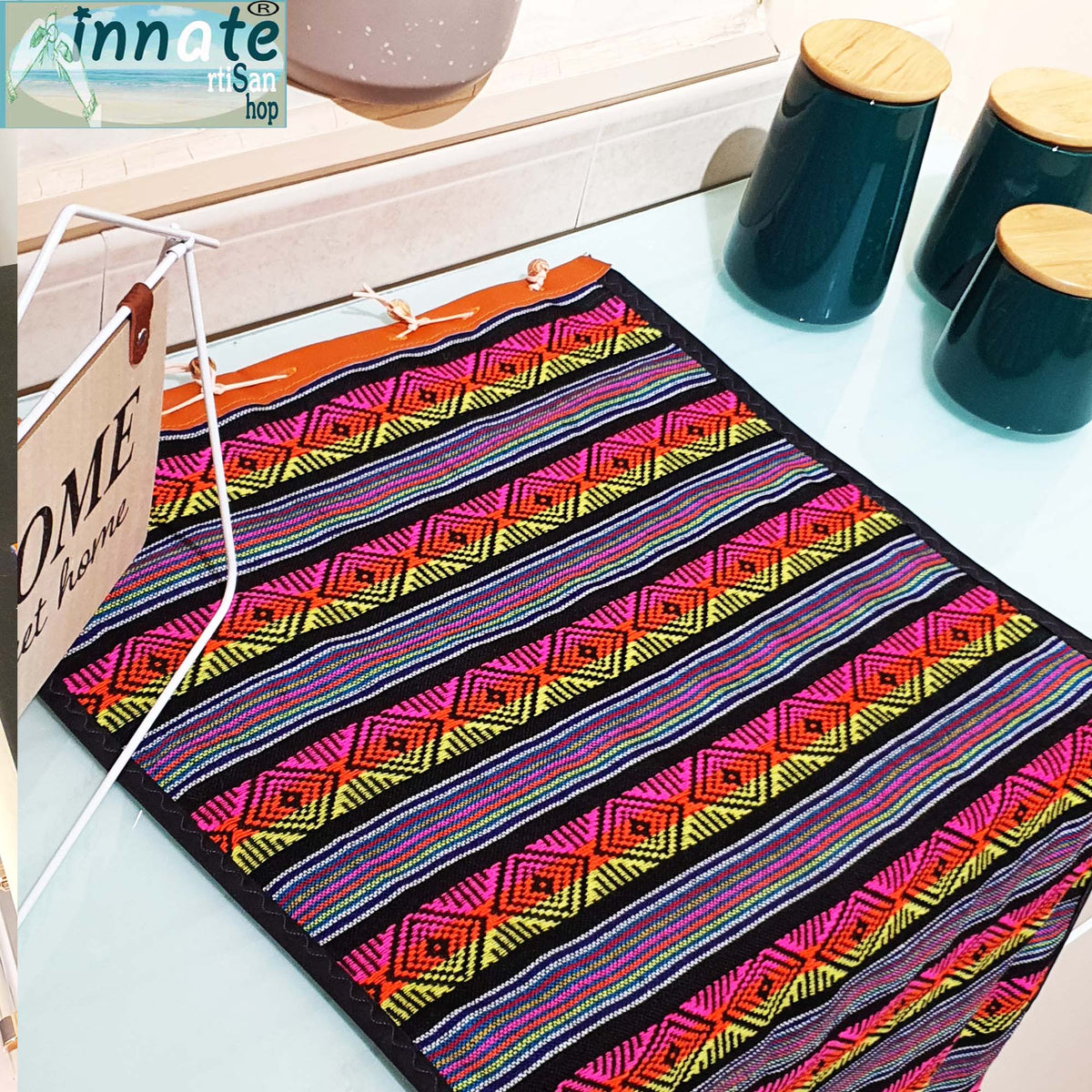 Nightstand, Dresser, vanity , foyer runners, tablecloths mini, custom small table runner, Mexican custom table runner, tablecloth