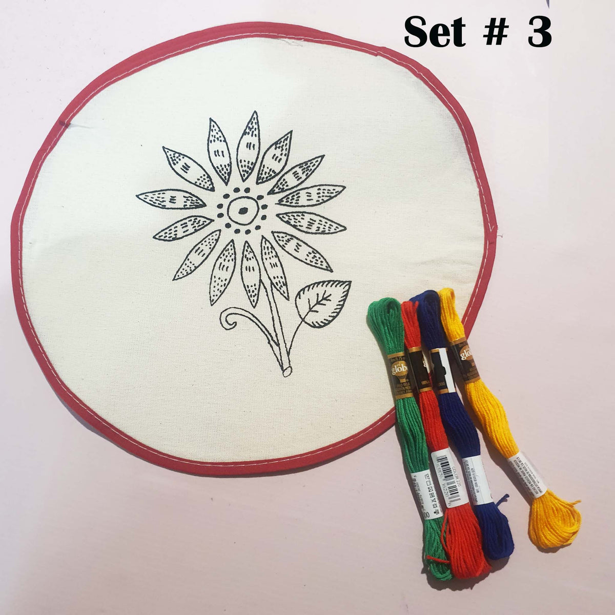 sewing therapy, embroidery, set, tortilla warmer, cloth for embroidery, tortillero, para bordar, hilo de bordar, juego de bordado, embroidery set, for tortillas