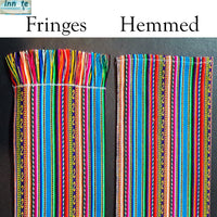 manteles andinos, flecos, andean table runners, turquoise, custom, aguayo, south america, peruvian