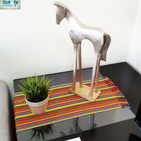 ANDEAN table runner, caminos de mesa andinos, South America, Sud America, Peruvian, Peruanos, Cusco, Cuzco, yellow, amarillos, aguayo