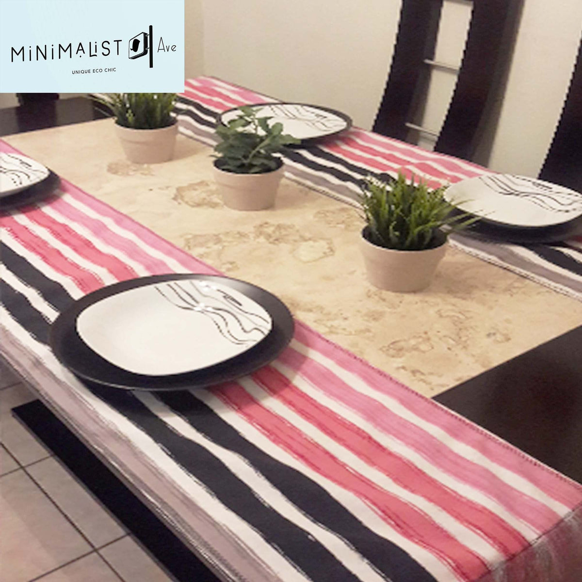 custom made table runners, minimalist, custom order, minimalistave.com