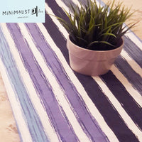Table runner, minimalist, striped, soho table runner, table decor, chic table runner, soho ,striped table runner pink, fuchsia, placemats set, minimalistave, minimalist, minimalistave.com