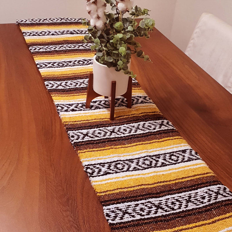 rustic table runners, Mexican, falsa, blanket table runners, jerga, farmhouse valance, blanket valance, blanket table runners