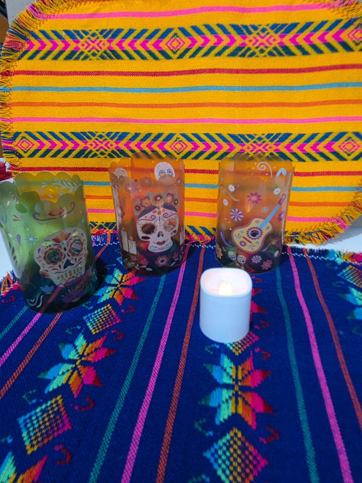 Lampshade día de muertos set 4