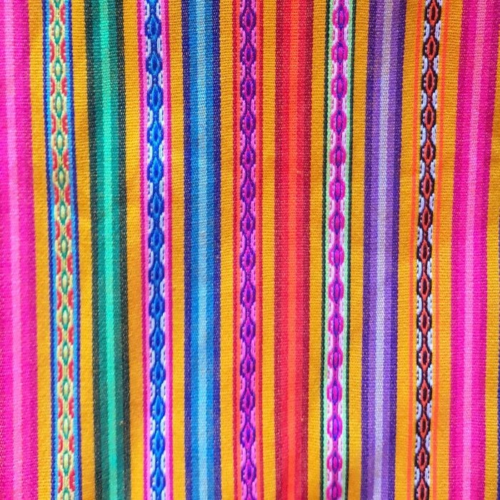 andean fabric by yard, peruvian fabrics, aguayo by the yard, tela peruana, por metro, color oro, marigold Andean fabric, south América