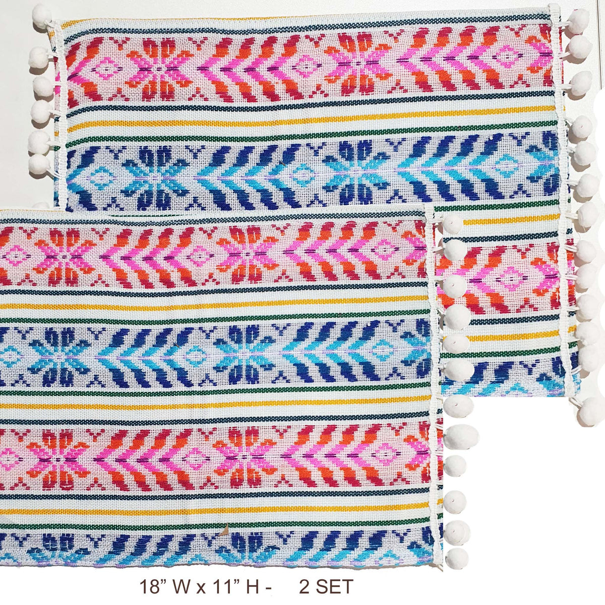 clearance, on sale, placemats, artisan, Mexican, loom, woven, manteles individuales, especial, venta, ofertas, Mexicanos, tejidos, artesanos