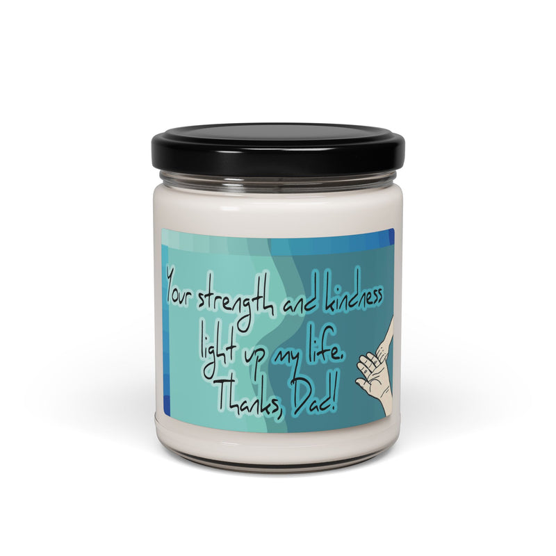 candle, father's day, custom gift for dad, personalized