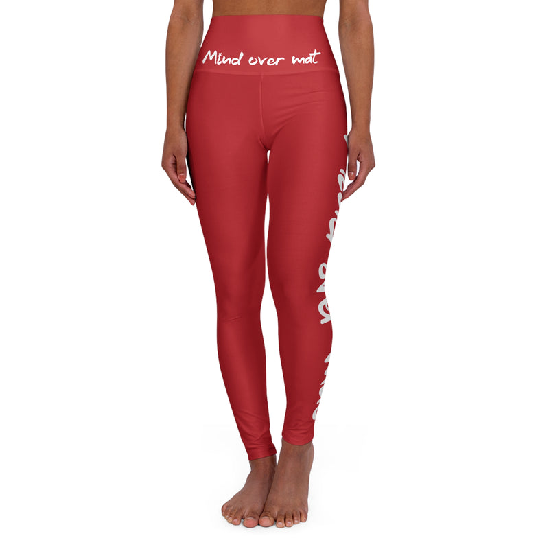 leggins, mallas, yoga, ejercicios, bicicleta, bycicle, comfy, high waisted, leggings, red