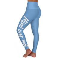 leggins, mallas, yoga, ejercicios, bicicleta, bycicle, comfy, high waisted, leggings, blue, periwinkle
