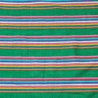 tela mexicana, verde, rayada, cambaya, por metro, Mexican fabric, green, striped, fiesta, multicolor, woven, artisan