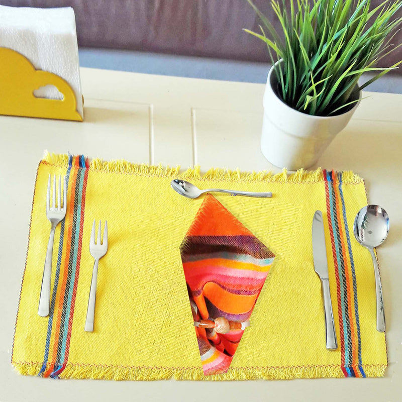 napkin holder, wood beads, artisan, tribal, ethnic, suede tie, napkin tie, Mexican