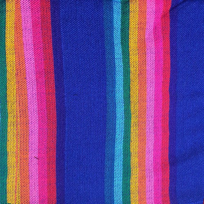 Fabric Royal blue, Mexican, woven, cambaya, by the yard