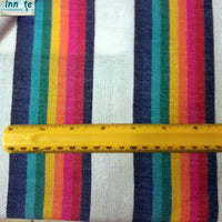 Mexican, fabric, by the yard, white, cambaya, woven, artisan, reboseo, napkins, Mexican wedding, rainbow, fiesta