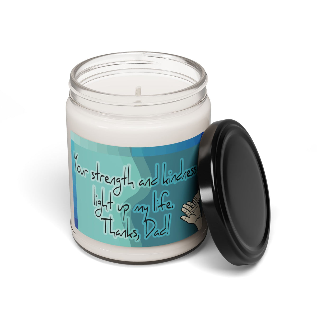 candle, father's day, custom gift for dad, personalized