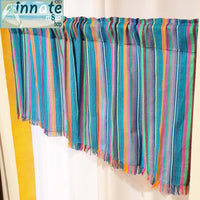 overstock, valance, Mexican curtains, sale, special,  ofertas, cortinas, Mexicanas, woven, cambaya, en especial, on sale, Mexican valance, pastels, blue, light blue