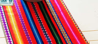 andean fabric, by the yard, mandarin orange, aguayo, cusco, cuzco, south america fabric, Peruvian fabrics