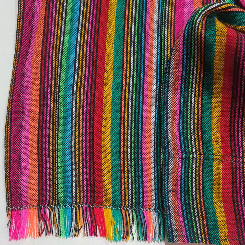 Mexican, table runner, black background, stripes, cinco de mayo