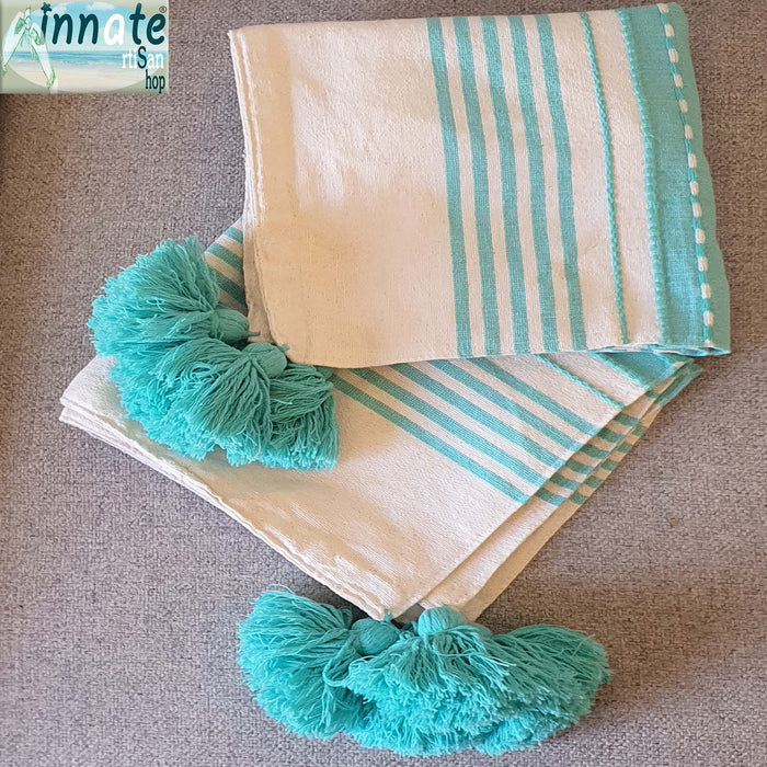 aqua, turquoise, pillow covers, throw pillows, artisan, pedan loom, square