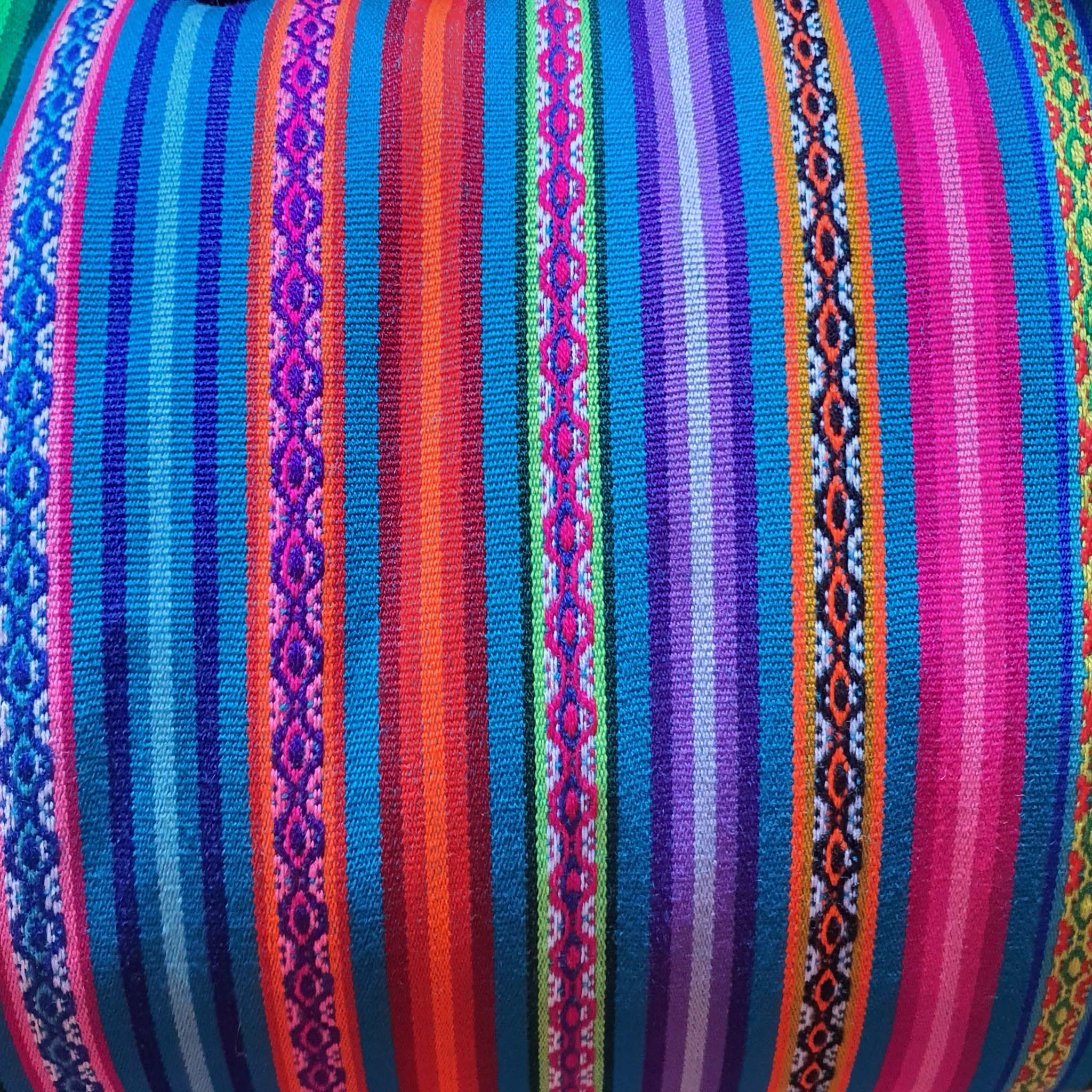 Andean fabric, Turquoise, by yard, Aguayo – Innate Artisan Shop