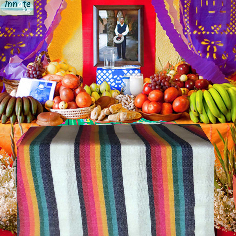 Budget Friendly, Altar , Mexican Table Runner, Cloth or Tablecloth
