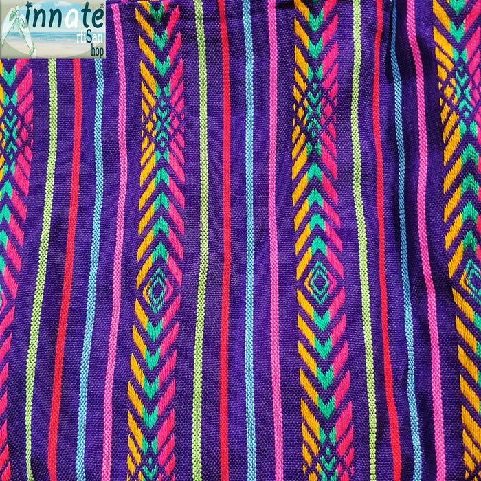Mexican 9ft table runners, woven, ethnic, artisan, red, fuchsia, mango, yellow, purple, morado