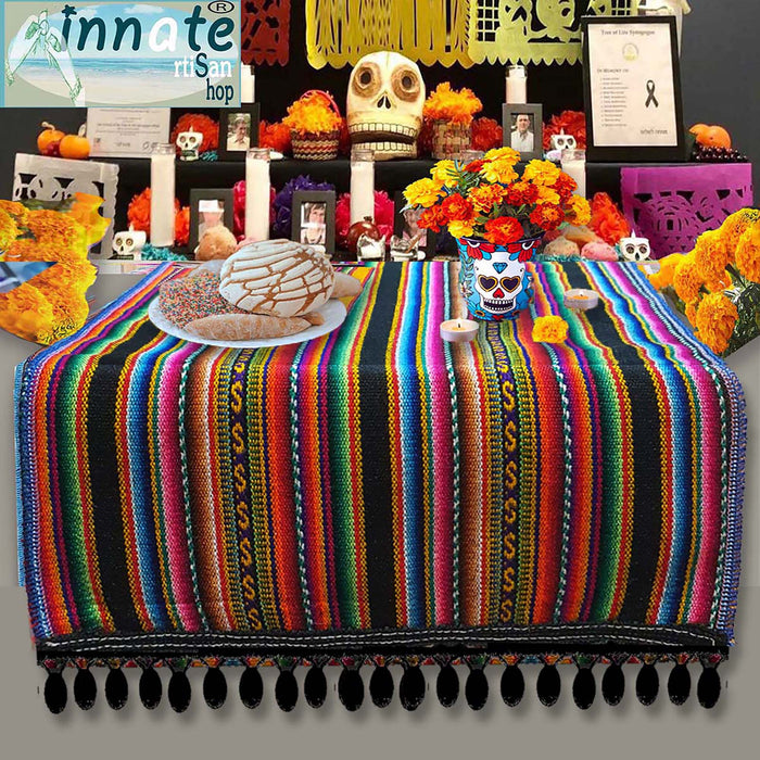 altar, ofrenda, table runner, camino de mesa, Mexican, Andean, Mexicano, andino, tela, camino de mesa, para ofrenda,