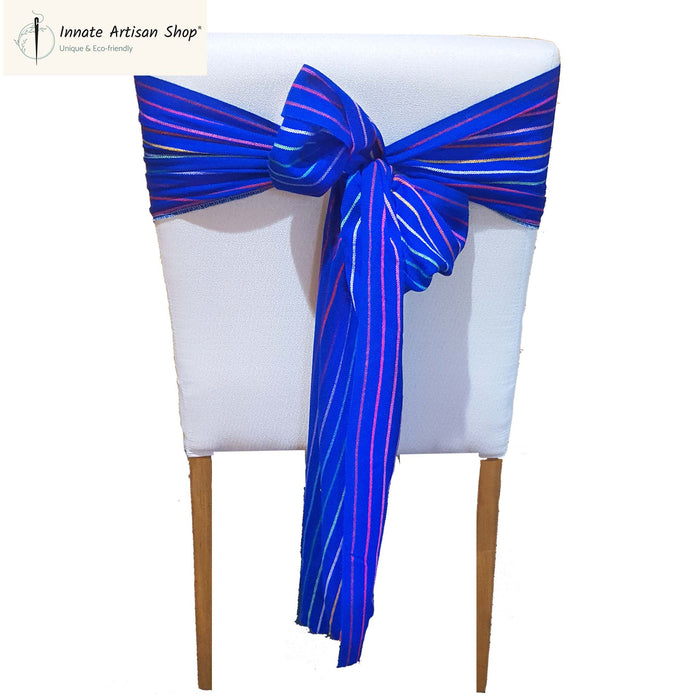 chair scarf, party chair decor, chair Mexican scarf, fiesta chair fabric, lazo para sillas, moño para sillas, adorno para sillas, fiesta mexicana, decoración sillas, lazo de cambaya para sillas, chair bow, chair sashes, chair covers