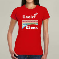 bachata, dance classes, Tshirt, red, practice, gift, bachatera, red, T shirt, shor sleeve, exercise, dancing, customizable, personalizable