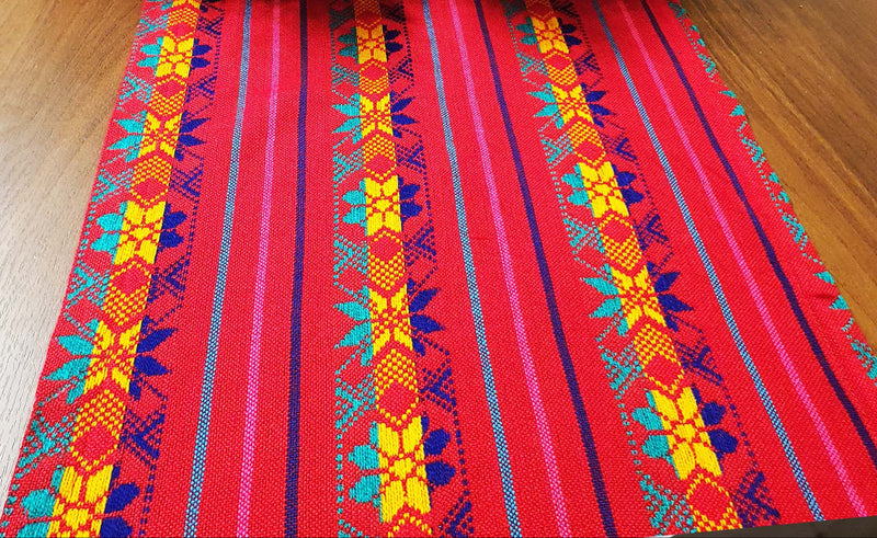 mantel navidad, camino de mesa, rojo, Mexicano, mantel, xmas table runner, Mexican red table runner, tablecloth, bordado, cambaya