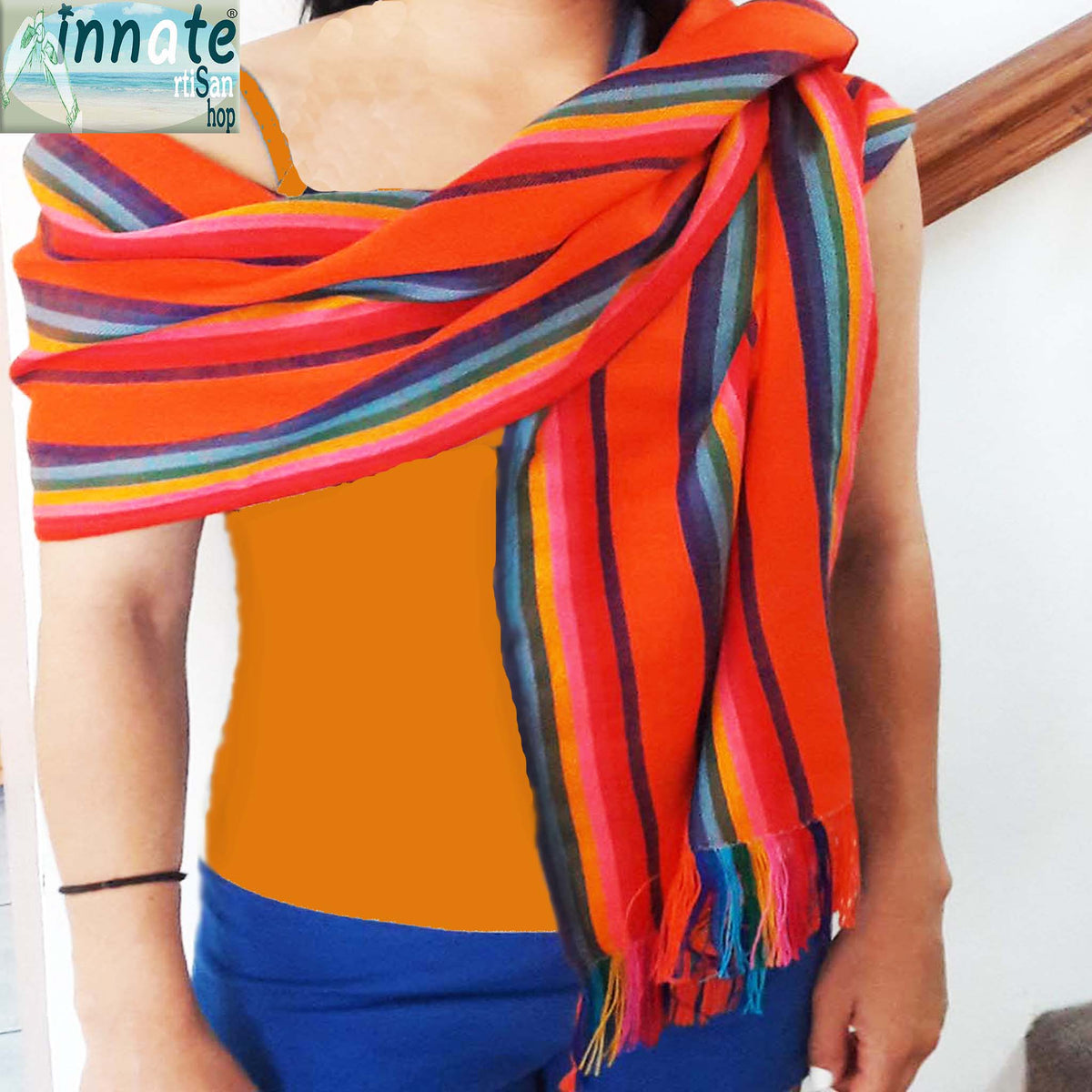 Mexican shawl, reboseo, scarf, woven