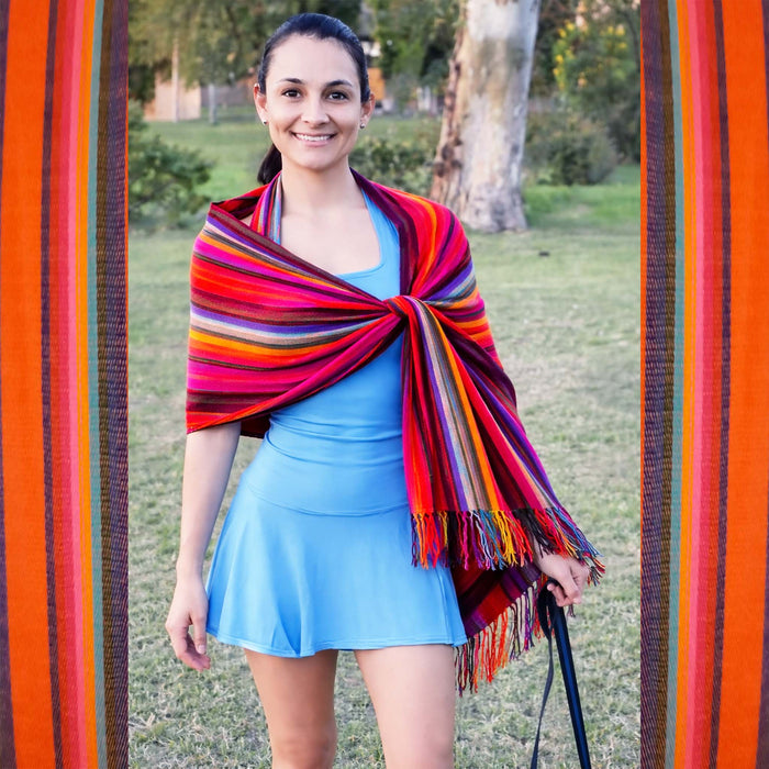Mexican shawl, reboseo, rebozo, reboso