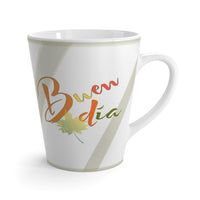 mug, white, buen dia, autumn theme, customized
