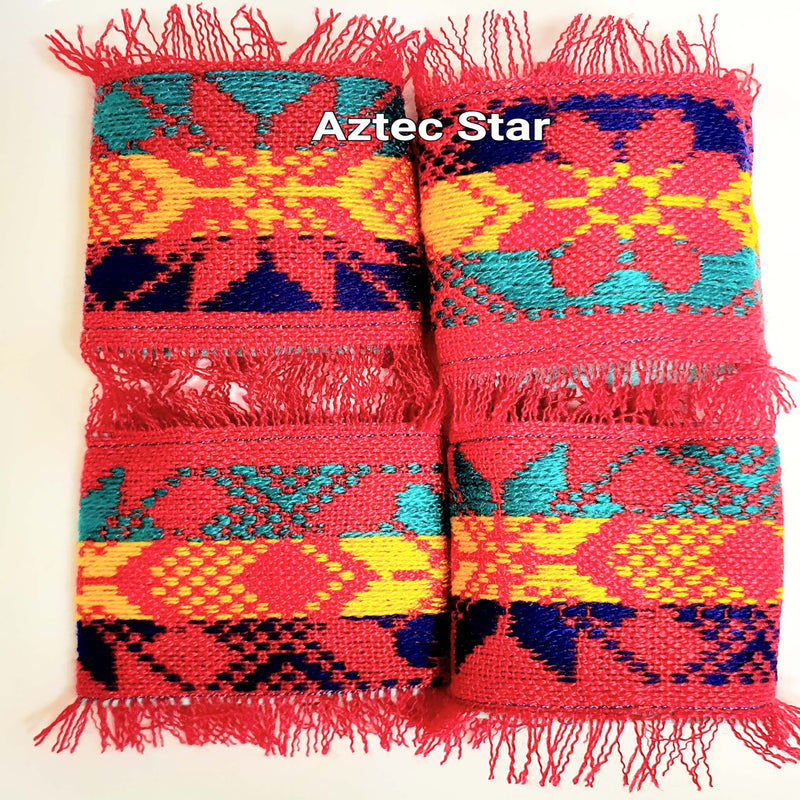 Napkin holder, rings, woven, red napkin ring, artisan - Innate Artisan Shop