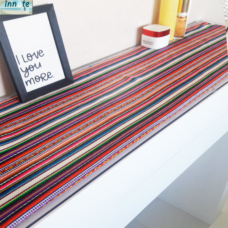Dresser table runners, nightstands, ethnic, small runners, dresser surface, dresser tablecloth, nightstand tablecloths, mini tablecloth, entryway table runners, credenza tablecloths, Andean, custom made, narrow