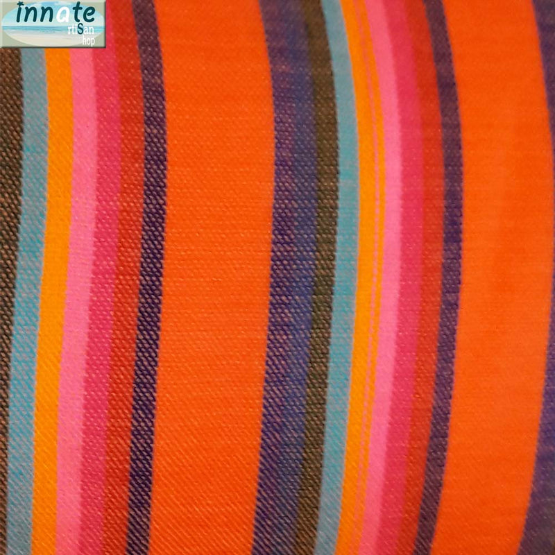 cambaya, telas mexicanas, naranja, Mexican fabrics, by the yard, burnt orange, rainbow, arco iris, naranja quemado