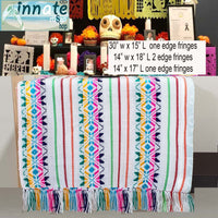 overstock, sale, table runners, Mexican, altar, ofrenda, purple, day of dead, dia de muertos, manteles, oferta, especial, venta de liquidacion