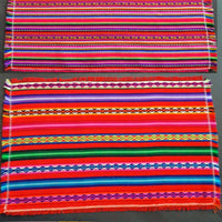 placemats, red, rojo, rubi red, inca, peruvian, artisan, non-skid
