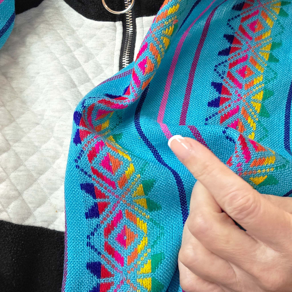 Mexican shawl, reboseo, scarf, woven