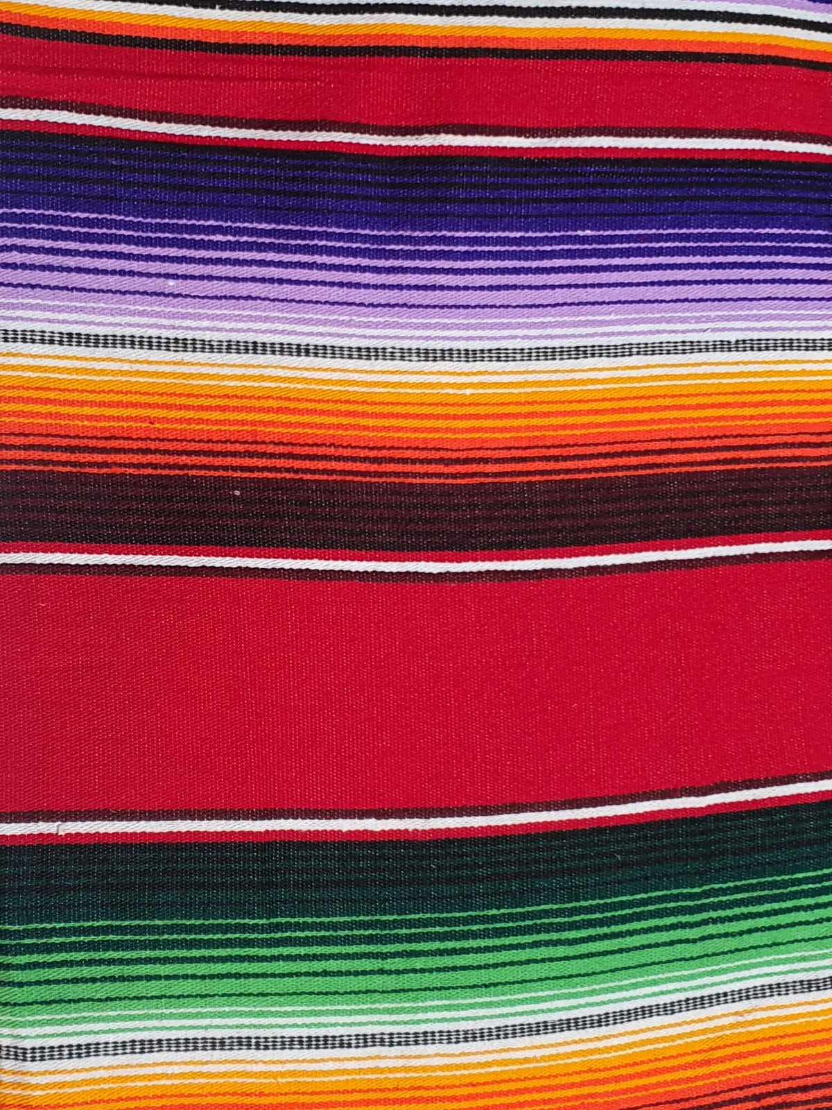 camino de mesa Mexicano  artisan  cinco de mayo caminos de mesa  cinco de mayo table runner  red serape  red serape table runner