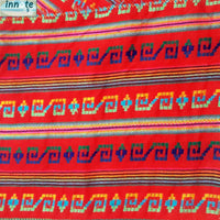 red, fabric, Mexican, by the yard, aztec, reboseo, fiesta, telas mexicanas, los angeles, new york, virginia, texas, por metro