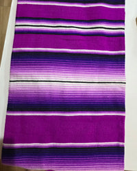 Serape Magenta/purple blanket, authentic Mexican