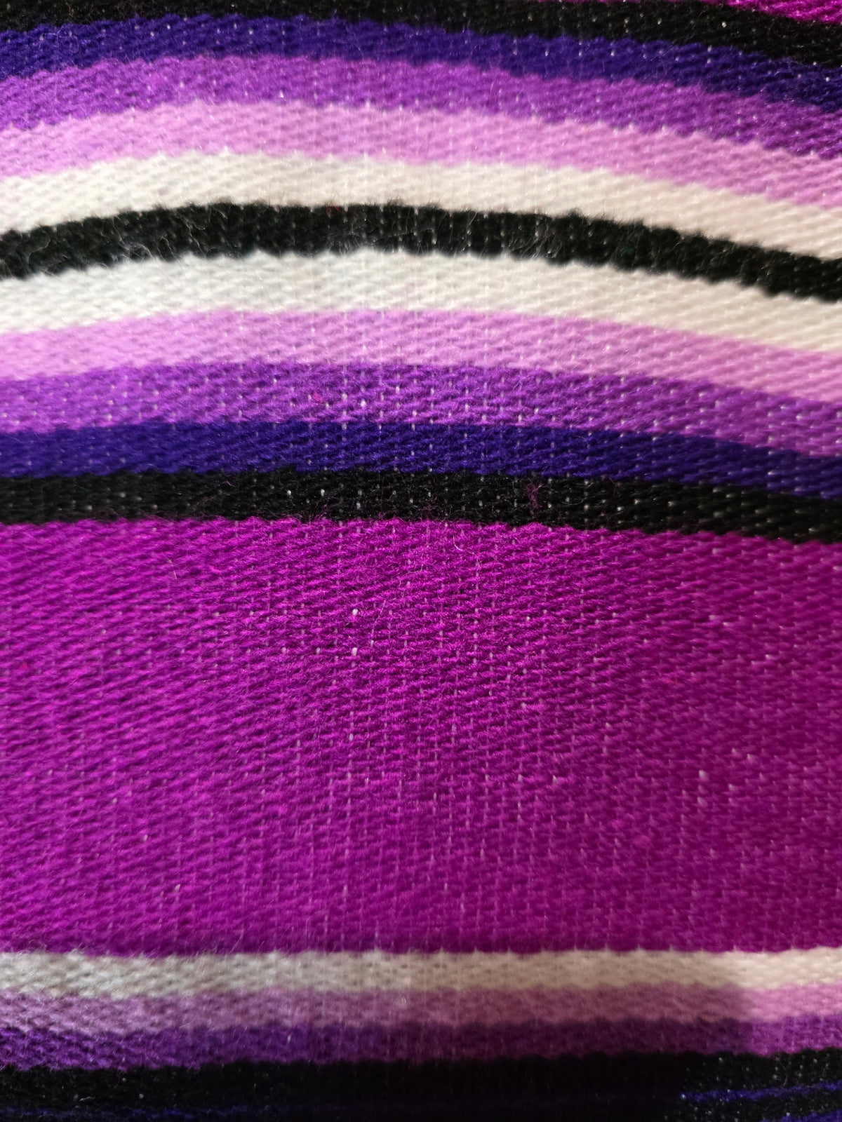 Serape Magenta/purple blanket, authentic Mexican