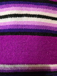 Serape Magenta/purple blanket, authentic Mexican