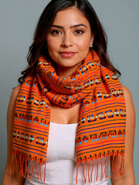 Mexican scarves, cambaya, woven fabric